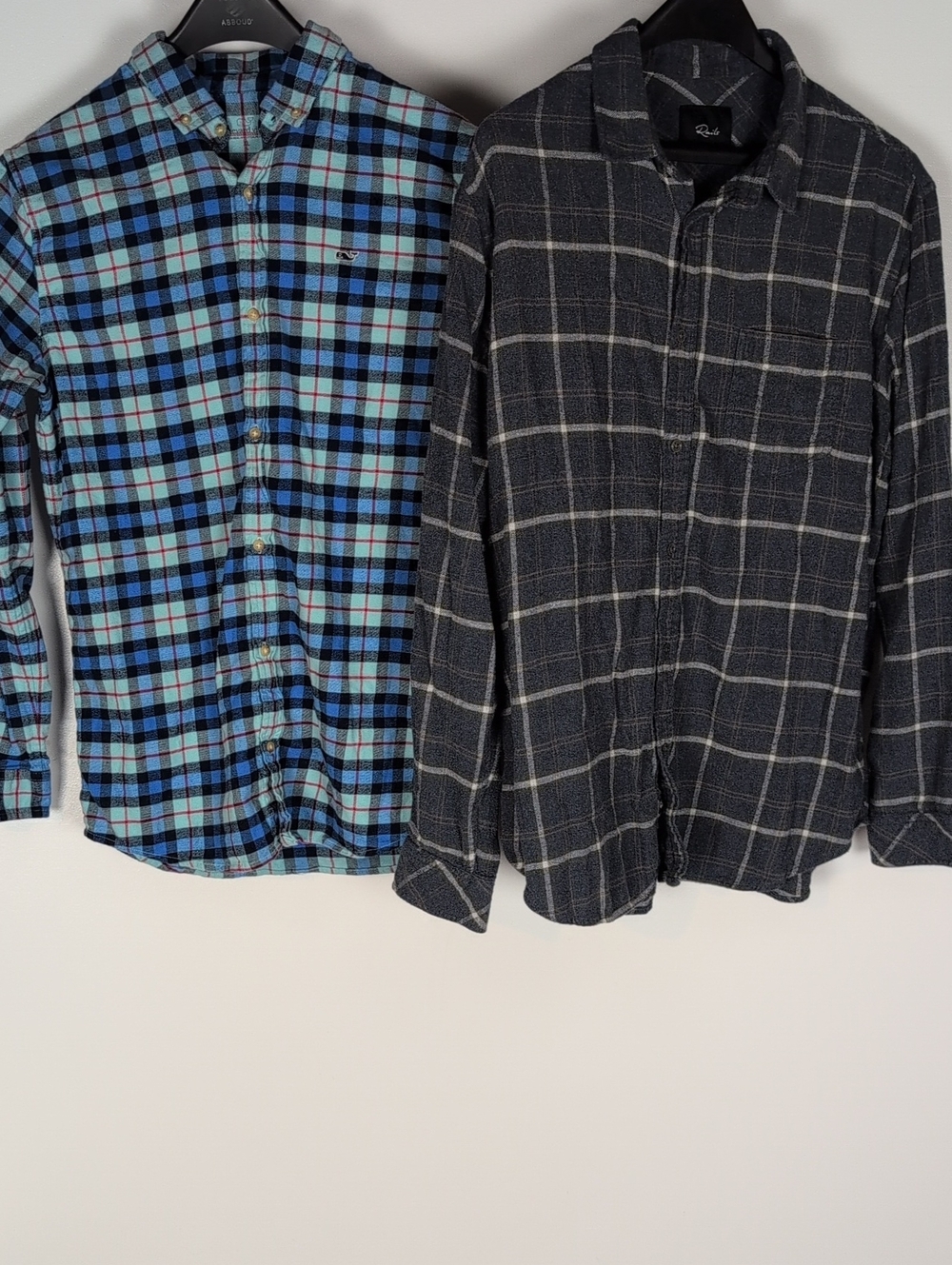 Pair of 2 Plaid Flannel Shirts